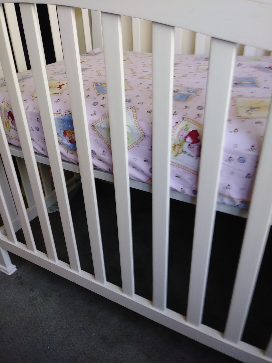 Pink Crib Bedding / Pink Bunny Crib Bedding / Sheep Crib Etsy