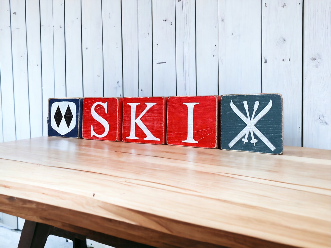 Rustic Cabin Ski Decor - Etsy
