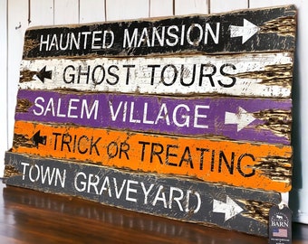 Haunted Halloween Sign Set