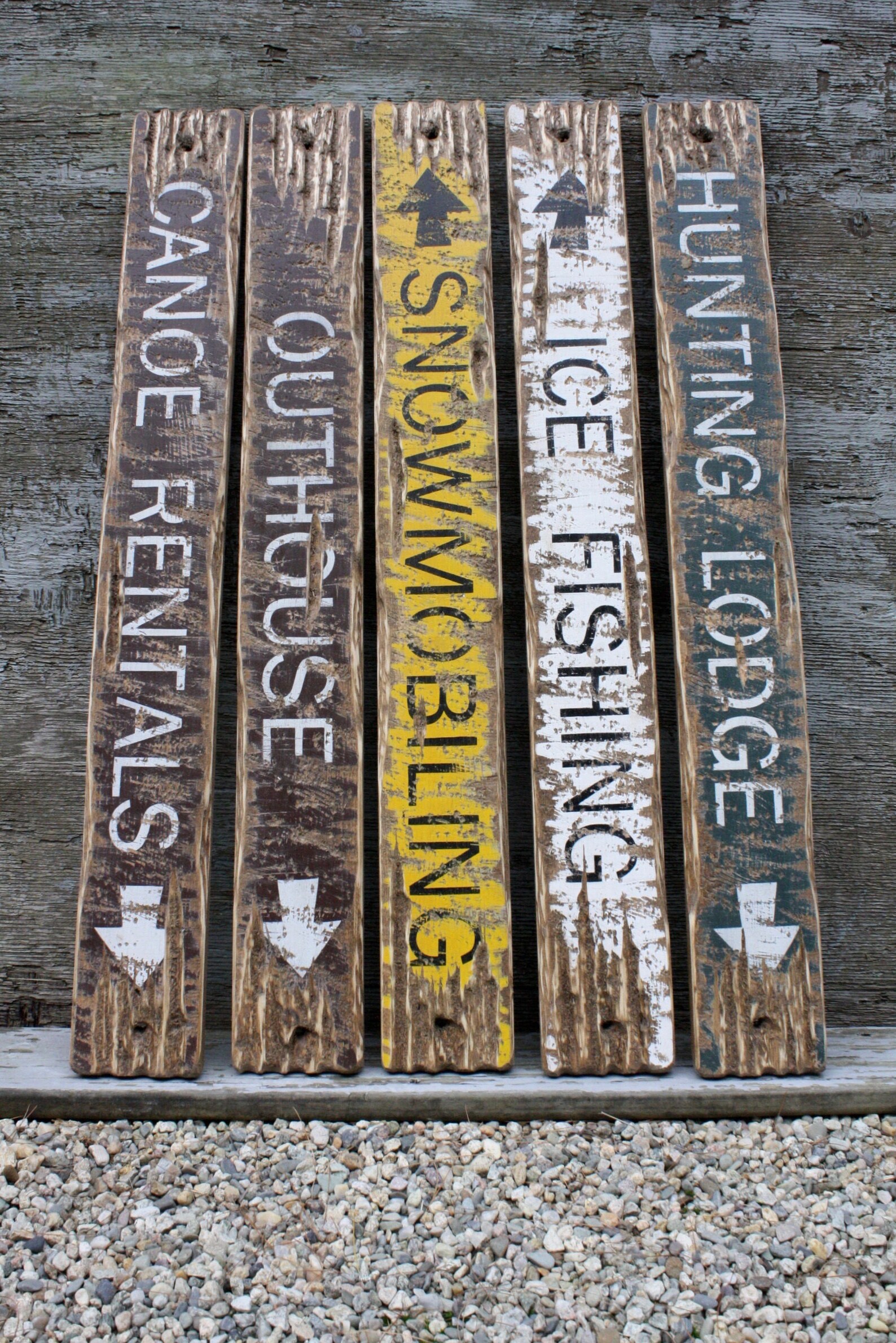 Hunting Lodge Decor Wood Hunting Signs Ice Fishing Sign Etsy