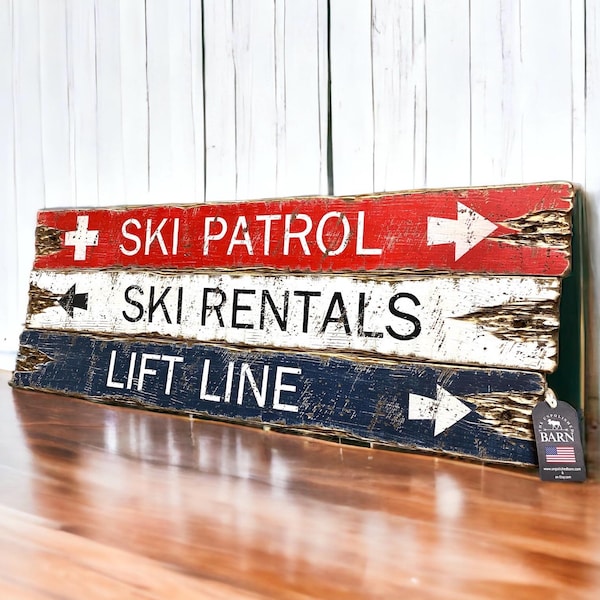 Ski Sign Set