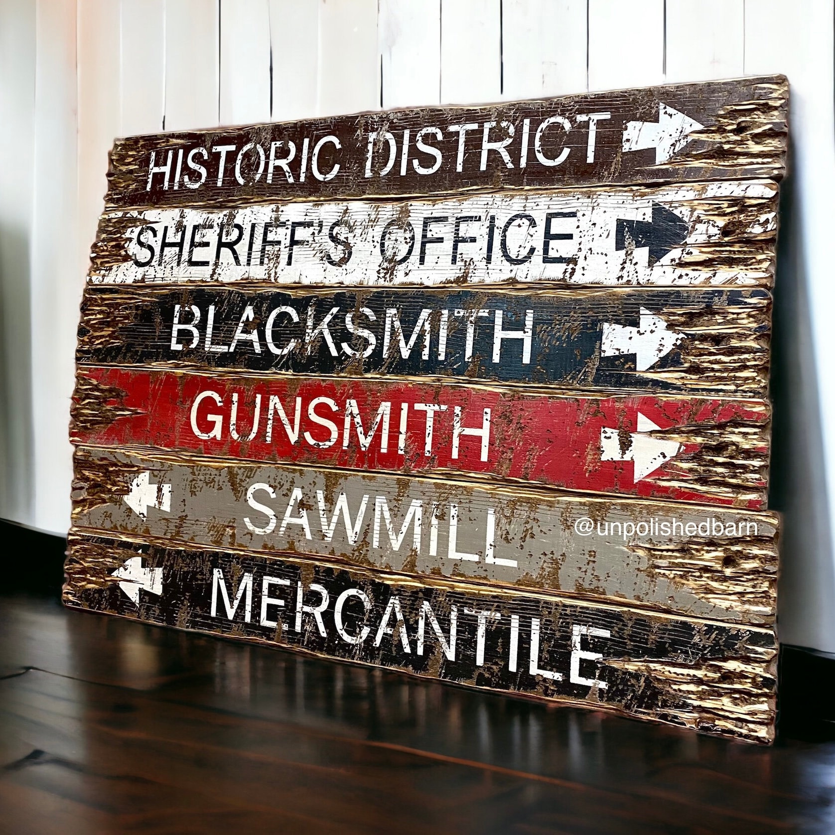 Smith Sign Primitive Blacksmith Wood Sign Set | Rustic Historic Signs - Etsy