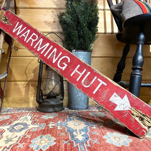 Warming Tree Sign Rustic Wood Signs - Etsy