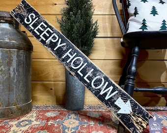Sleepy Hollow Halloween Sign