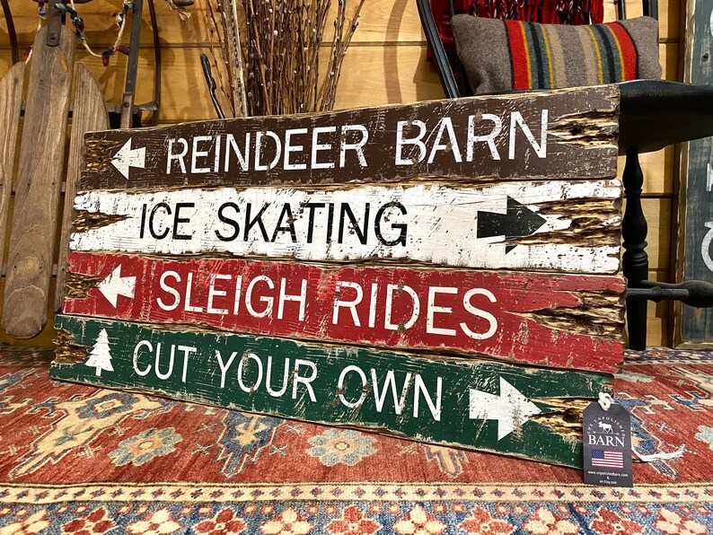Cut Your Own Christmas Tree Sign Rustic Christmas Decor Etsy