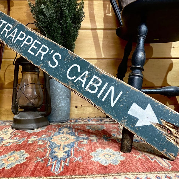 Trappers Cabin Decor Etsy