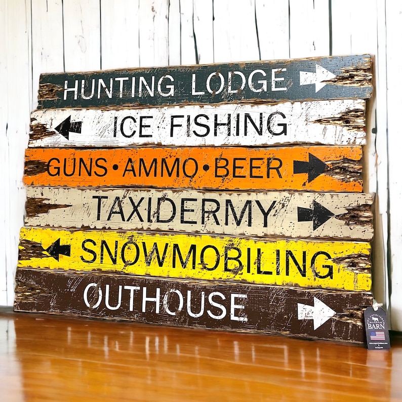 hunting lodge signs for cabindecor