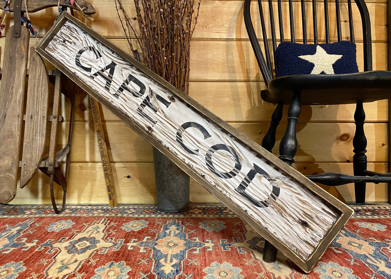 Cape Cod Massachusetts Sign Coastal Wood Sign Beach Decor Etsy