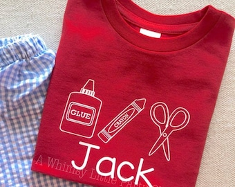 Boys Back to school Shirt, Boy Personalized Back to School Shirt, Boy First Day of School Shirt