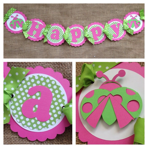 Ladybug Birthday Banner, Ladybug Birthday Party, Little Ladybug Party, Ladybug Party Banner, Ladybug Birthday Party Decorations Il_570xn