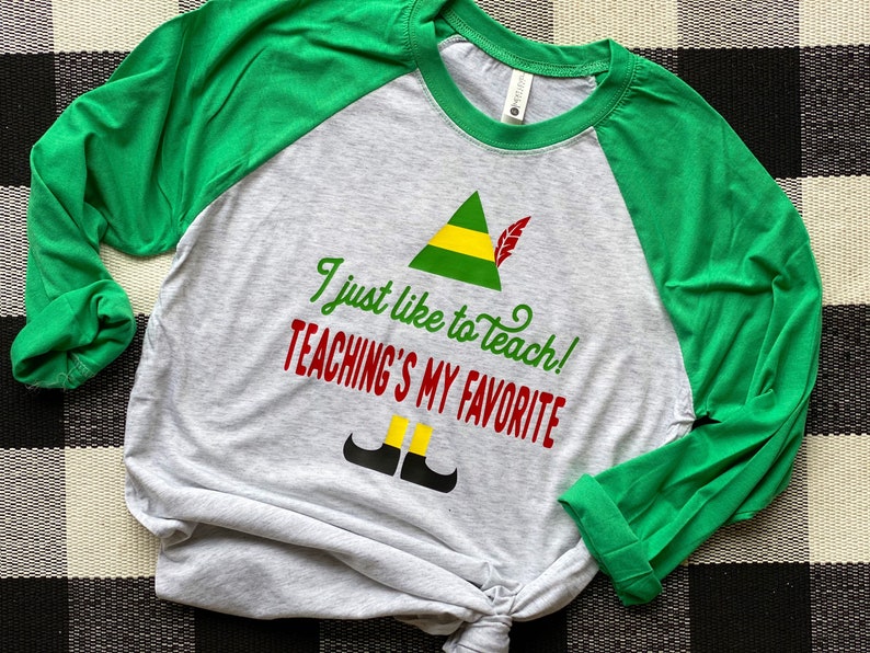 Teacher Christmas Shirt I Like Teaching Christmas Shirt Etsy Teaching Christmas Shirts