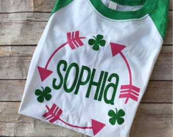 Girls St Patricks Day Shirt, St Patricks Day shirt, shamrock shirt, St Patricks Day Girls Shirt, St Patricks Day Shirt