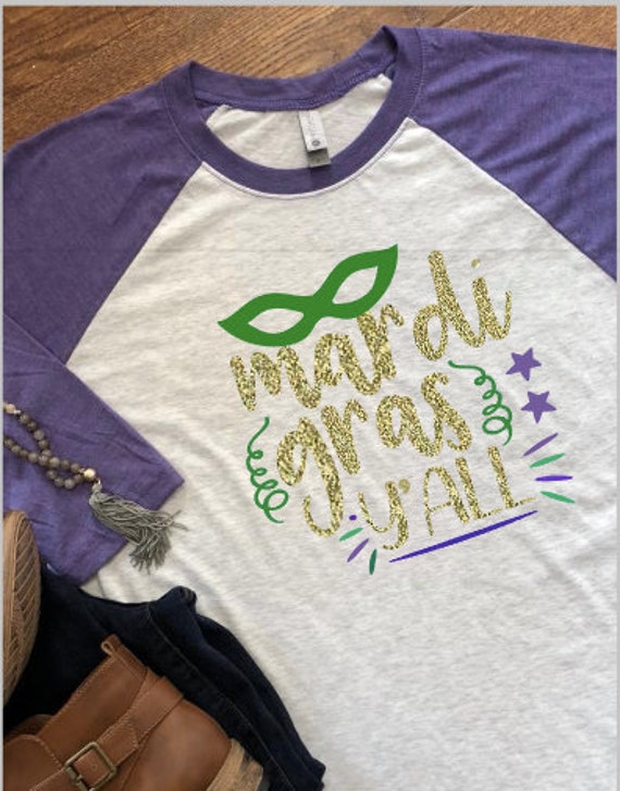 mardi gras glitter t shirt design