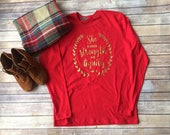 Bible Verse Valentines Shirt, Clothed in strength and dignity shirt, Proverbs 31 Shirt, Proverbs Wife, Proverbs Woman, Valentines Shirt Il_170x135