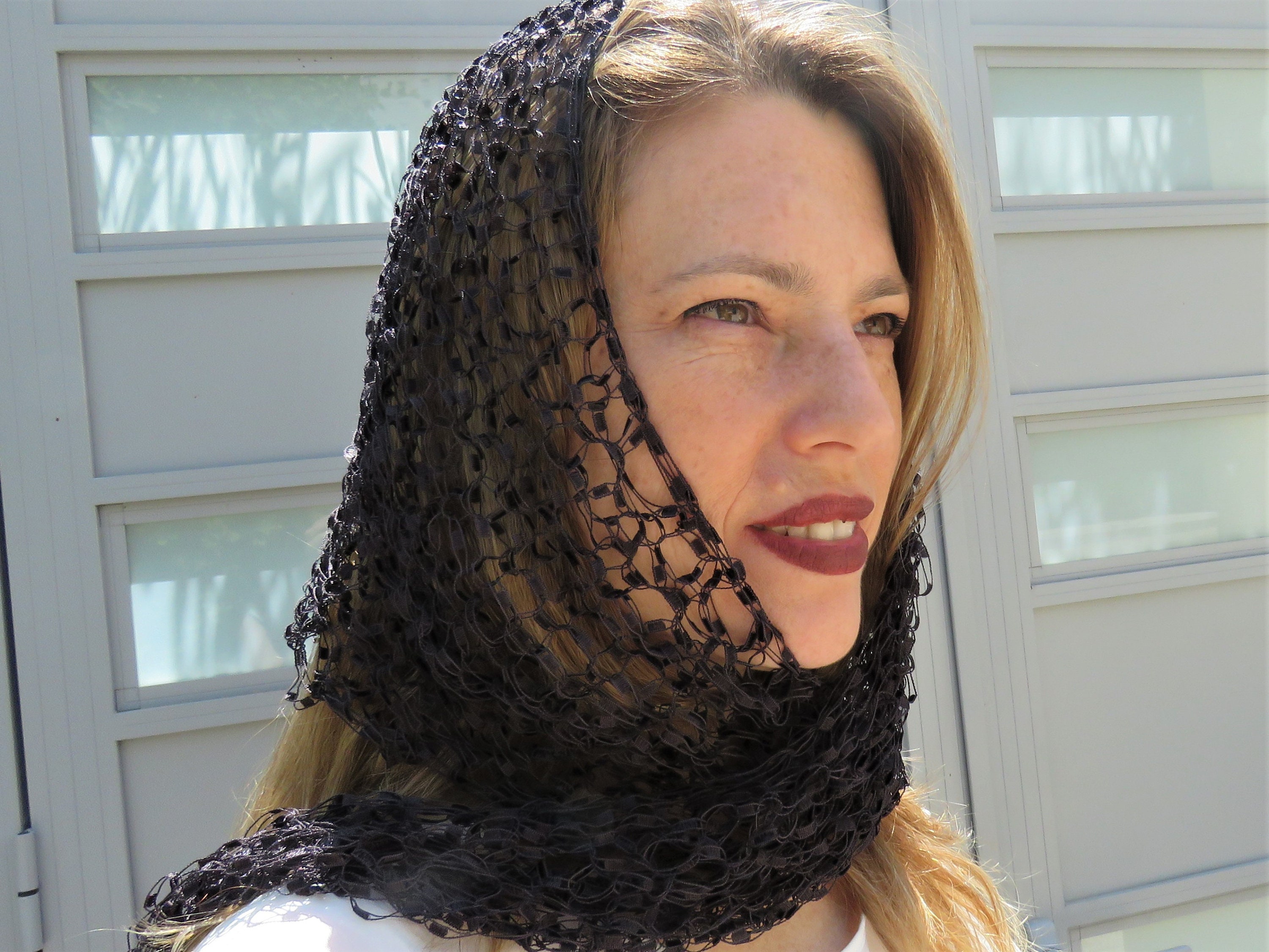 Black Head Cover Head Scarf for Women Jewish Head Covering Etsy