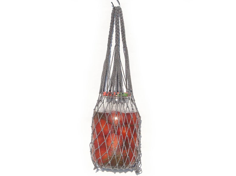 Market Bag Mesh bag by EcoGG #97-mini Gift Cotton bag Reusable bag Eco Bag Shopping bag Bags of fruit
