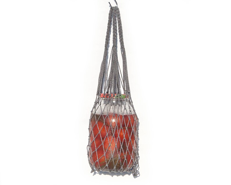 Market Bag Mesh bag by EcoGG #97-mini Gift Cotton bag Reusable bag Eco Bag Shopping bag Bags of fruit
