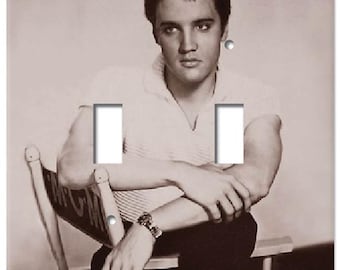 Elvis Light Switch Cover. A great picture of Elvis in the early days. Nostalgia, light switch covers, switchplates, light switch plates, H13