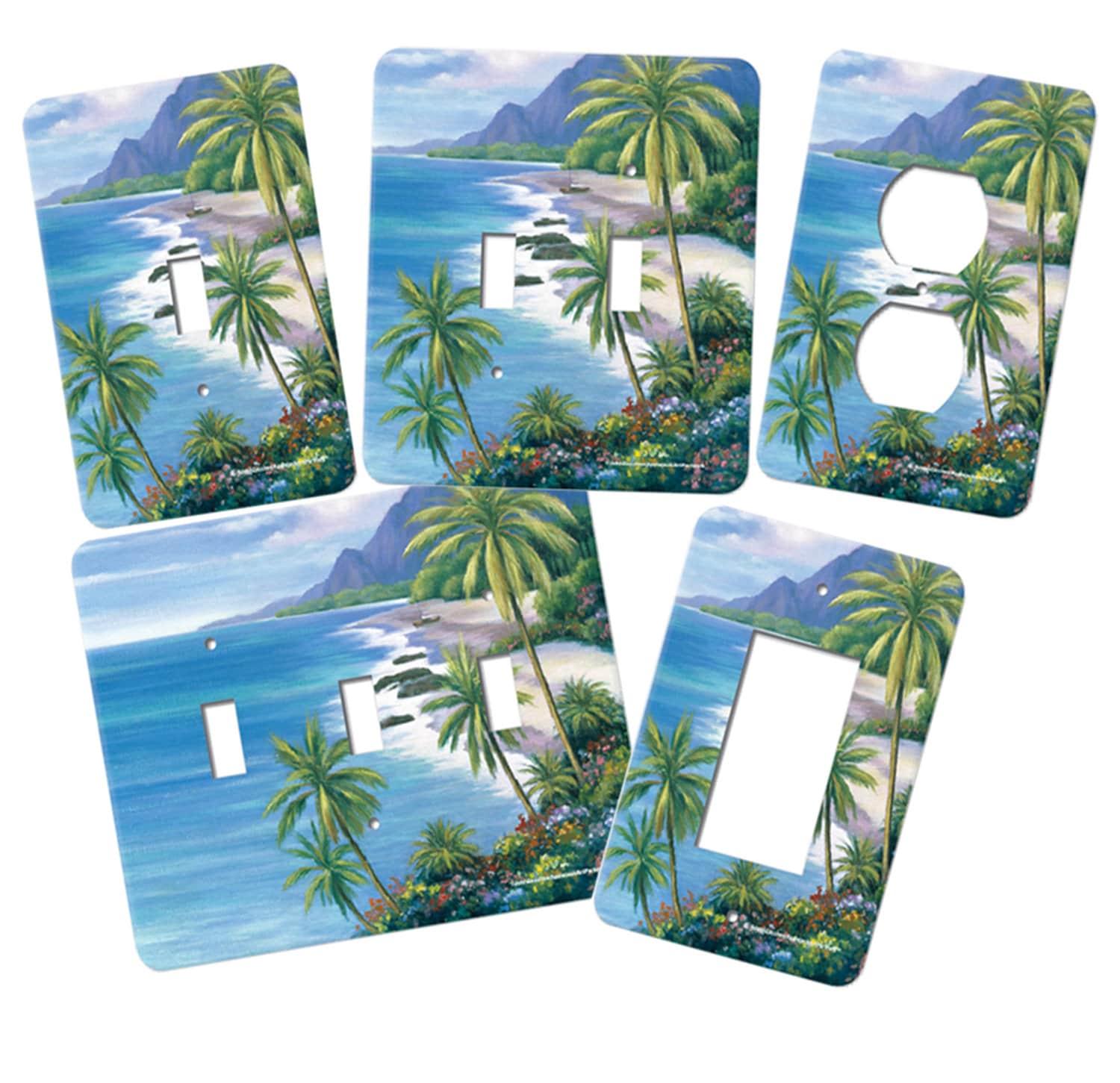 Decorative Light Switch Wall Plate Palm Trees At Sunset Switch Plate Cover Decorative Light Switch Wall Plate Palm Trees At Sunset Switch Plate Cover