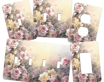 Pink Floral Cherry Blossom 2-Gang Device Receptacle Wallplate Decoration Wallplate Light Panel Cover Double Outlet Wall Plate/Panel Plate/Cover Pink Floral Cherry Blossom 2-Gang Device Receptacle Wallplate Decoration Wallplate Light Panel Cover Double Outlet Wall Plate/Panel Plate/Cover