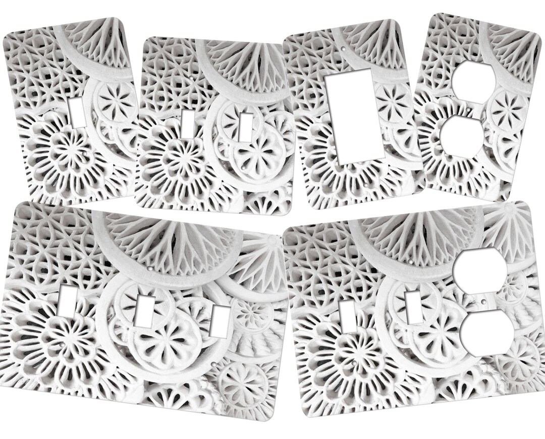 Italian Created Design, Medallions, Patterns, Light Switch Cover, Switch Plate Covers