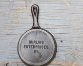 Burling Enterprises NY Advertising miniature skillet