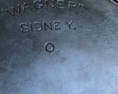 Wagner Arc Logo Cast Iron Skillet No 11 Beauty and Rare