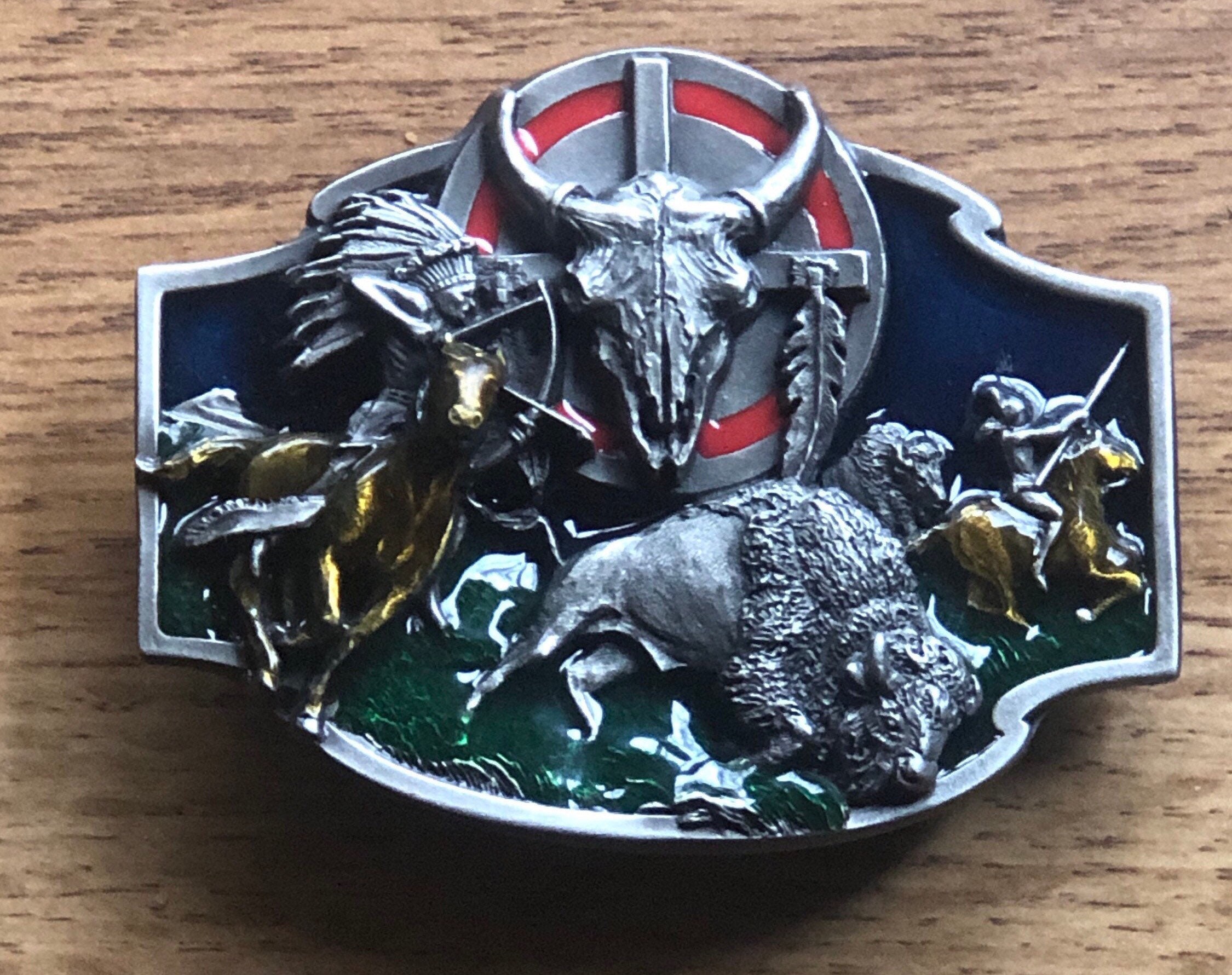 Rawhide Belt Buckle - Etsy