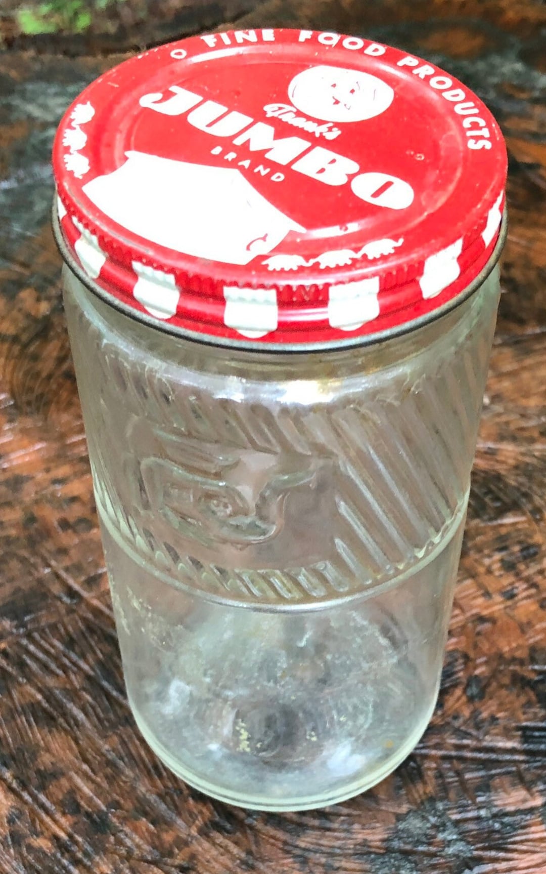 Franks Jumbo Peanut Butter Jar With Lid Etsy