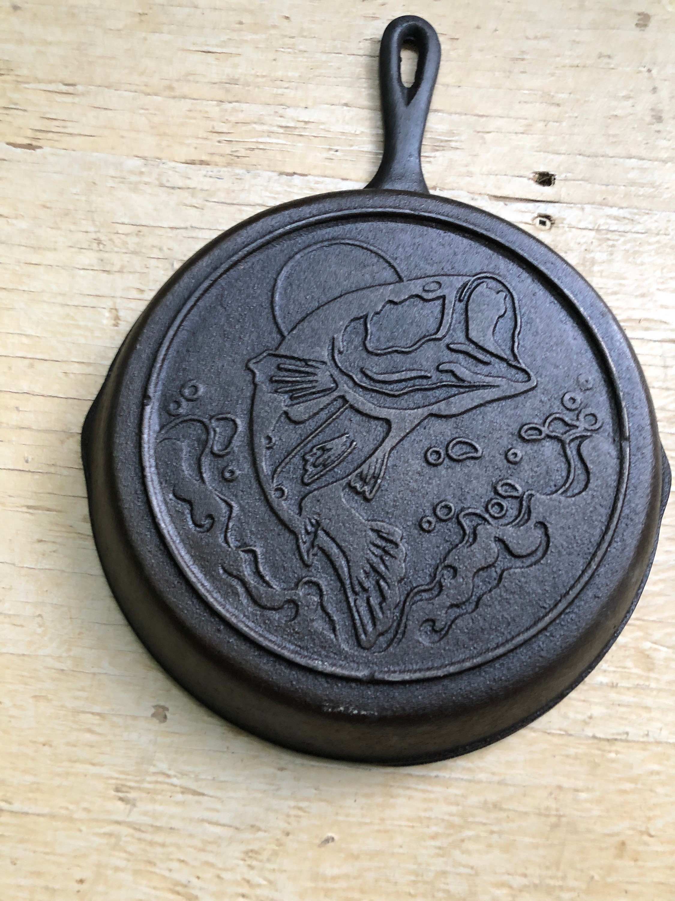 Vintage Lodge Cast Iron 90s Era Largemouth Billy Bass Cast Etsy