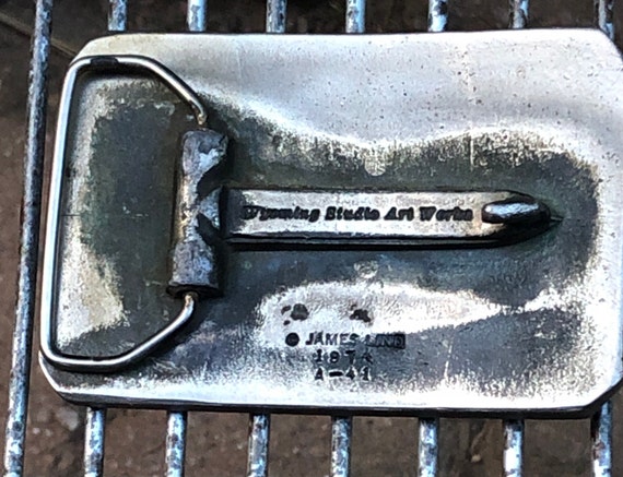 1974 Wyoming Studio Art Works Keep on Truckin Belt Buckle - Etsy display picture 1
