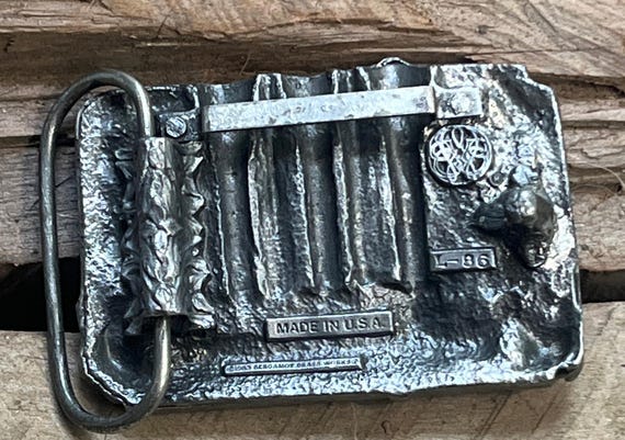 Vintage 1983 Bergamot Brassworks Golf Belt Buckle NICE FORRRRR View 2