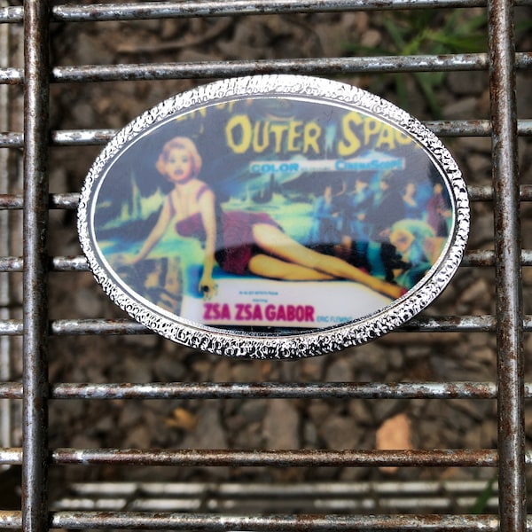 Outerspace Zsa Zsa Gabor Belt Buckle