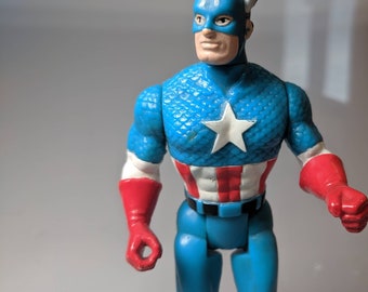 1990 Mavel Captain America Action Figure  2c1