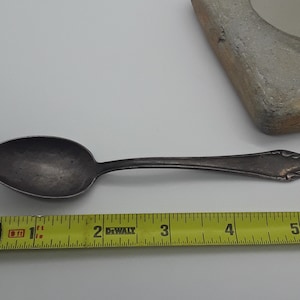 Antique WENZ 90 silver spoon