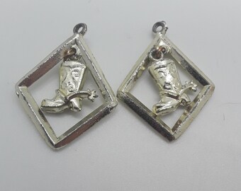 Vintage cowboy charms (2)