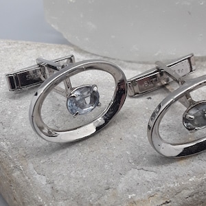 Vintage sterling silver cufflinks
