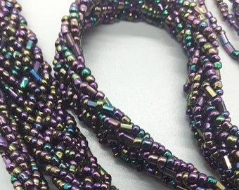 Vintage multi strand beaded necklace