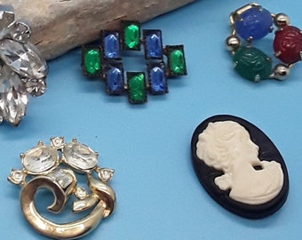 Vintage LOT of jewelry components