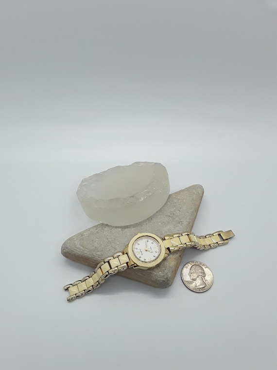 Vintage ARMITRON ladies watch with diamonds