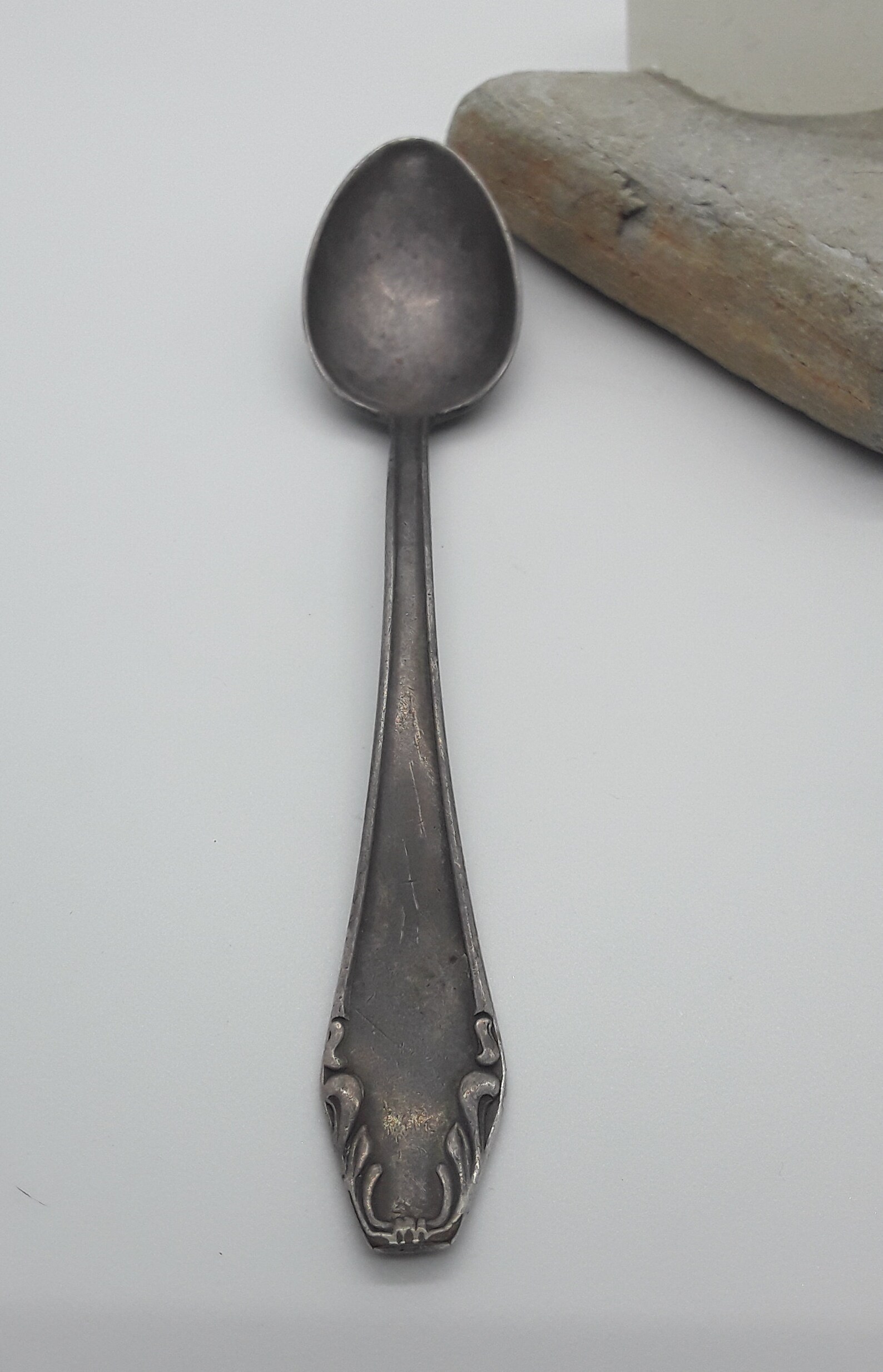 Antique WENZ 90 Silver Spoon Etsy