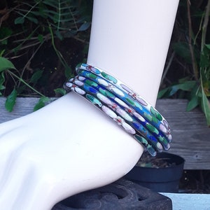 Cloissone bangles set vintage 5