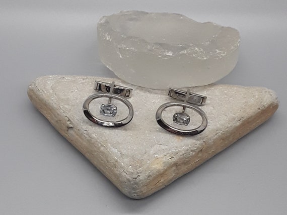 Vintage sterling silver cufflinks - image 4