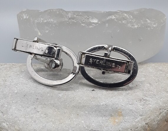 Vintage sterling silver cufflinks - image 7