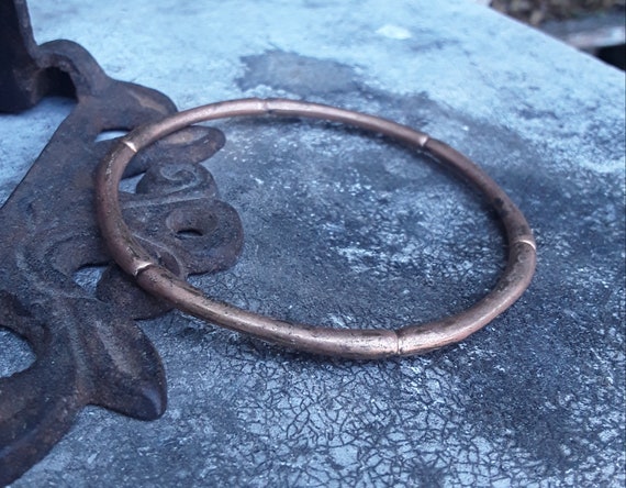 Vintage Copper bangle bracelet - image 1