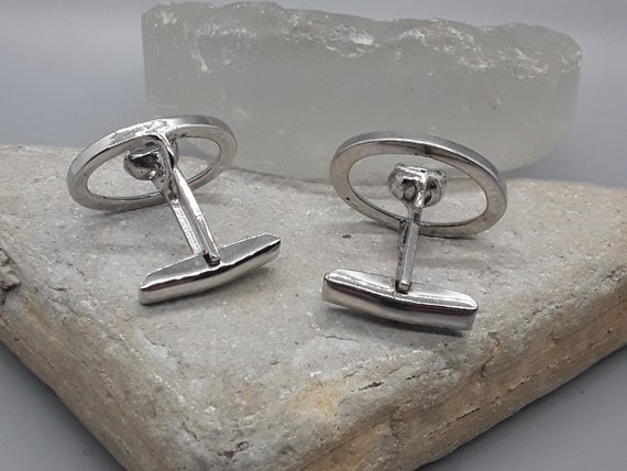 Vintage sterling silver cufflinks - image 5