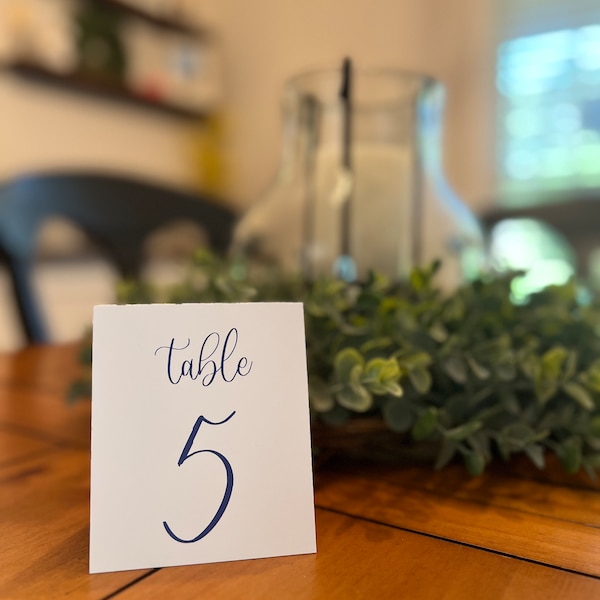 Assigned Seating Chart Card Etsy