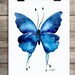 Watercolor Butterfly, INSTANT DOWNLOAD Printable Spiritual, butterflies, nature, Art Printables "Butterfly 1" by Kathy Morton Stanion