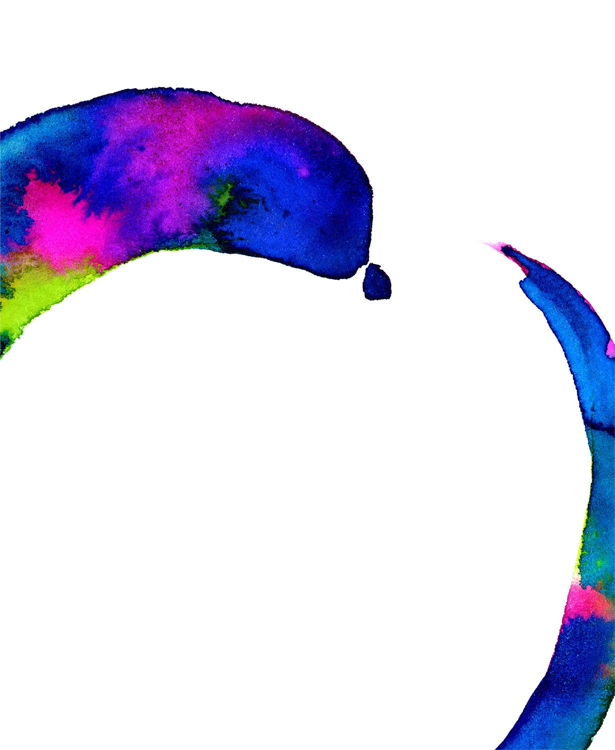 Enso Zen Circle Pattern Art Large Sizes Multicolor Zen Etsy