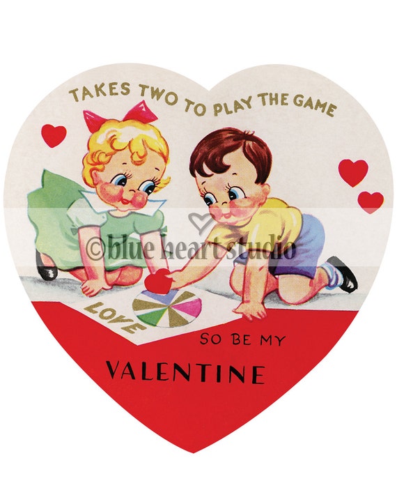 Kinder Jungen Madchen Spielen Herz Valentine Grosse Dateien Etsy